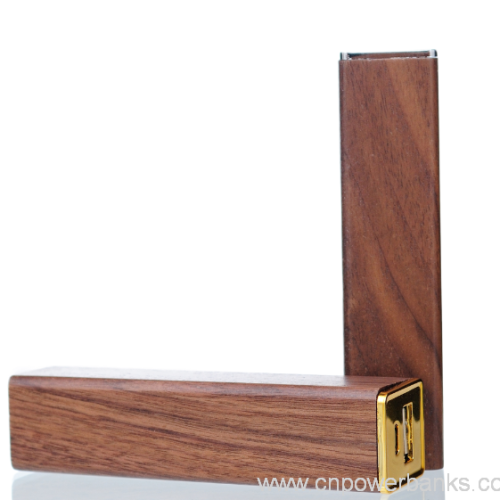 Mini Wooden power bank 2000mah Mini Wooden Power Bank for Craft and Gift Retail