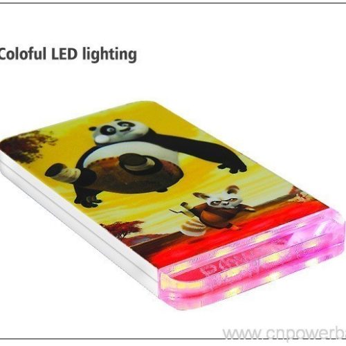LED Crystal Slim Power Bank for Fashion Accessory