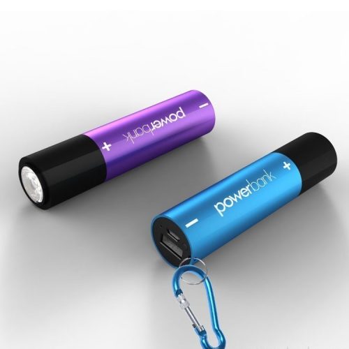 Aluminum Torch Power Bank for Hardware Counters