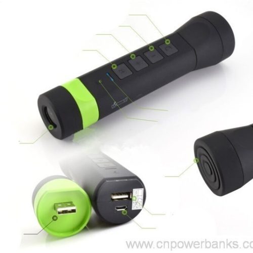 Sport Bike Wireless Speaker With Flash Light Power Bank 3 Handlebar Speaker Power Bank for Cycling Retail