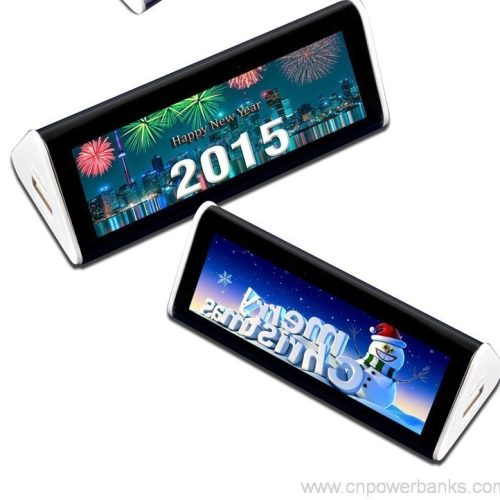 Portable Intelligent Power Banks LCD Battery Power Bank 2200mah 7 Private-Mold Mini Power Bank 2200mAh for Brand Merch