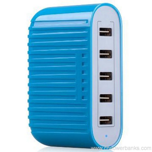 Universal 5 Mga pantalan 8A multi usb charger Travel Charger Power Adapter EU/US/UK plug 7