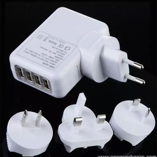 3.1A 4 Port USB US Wall Charger Travel Power Adapter 3 4-Port Family Charging Station 3.1A