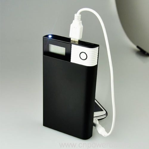 Dual USB Smart Portable power bank digital display with LCD LED 4 Smart LCD Power Bank with Dual USB Output