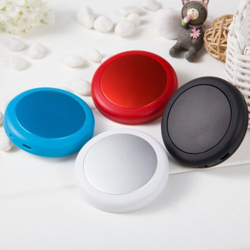 Round Hand Warmer Power Bank with Mirror Face
