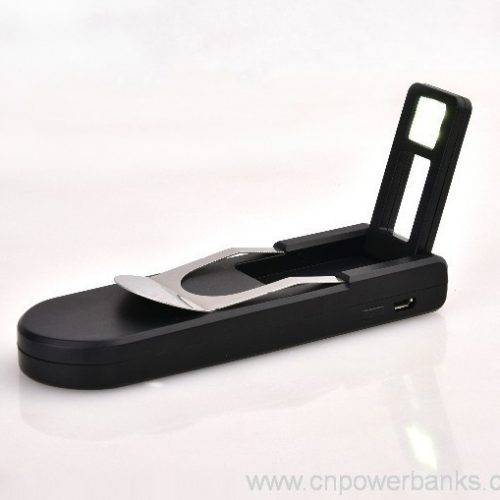 Cartoon Clip-On Menu Power Bank with LED Book Light